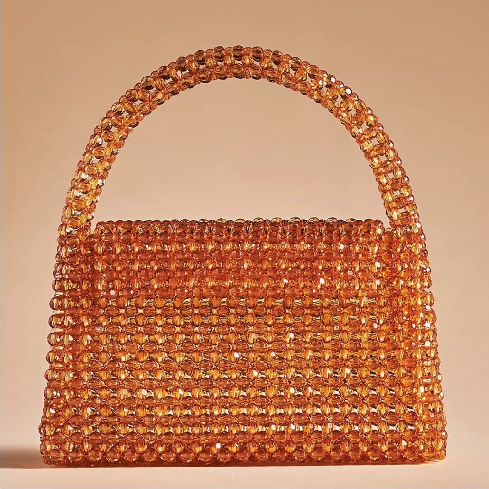 Melie Bianco Sherry Small Top Handle Bag in Citrine